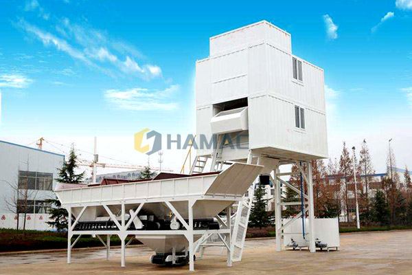 Mobile Concrete Batching Plant YHZS75 Was Delivered