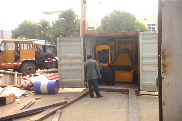 Stationary concrete placing boom in China