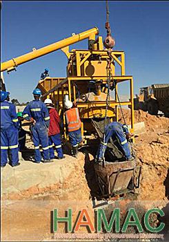 HAMAC concrete batching plant