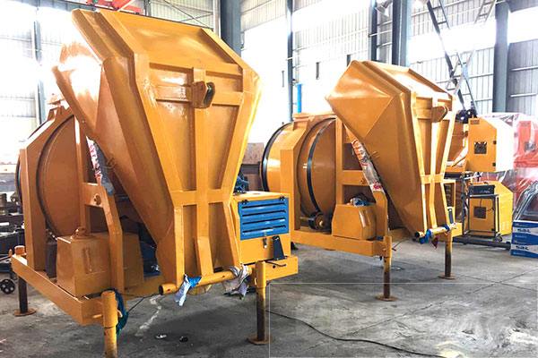 Diesel concrete mixer pump
