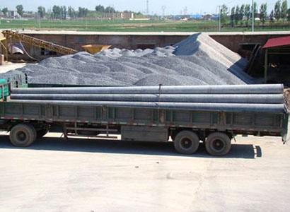 Concrete mixer with pump