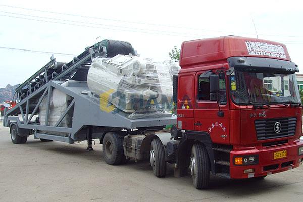 Concreto bloco linha de produção