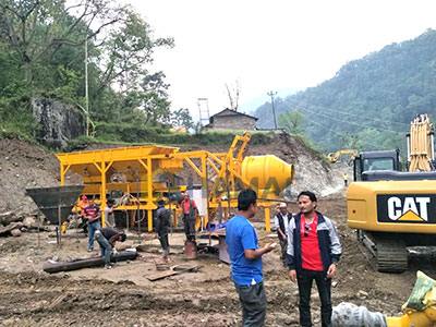 Concrete Mixer for brick machine photo