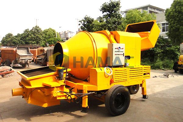 10 Layer Building Equipment Diesel Concrete Pump 45kw Without Crane