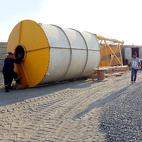 250tph stationary crushing and screening plant in China