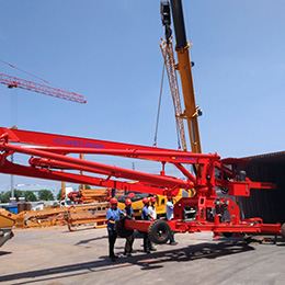 HGY15 Concrete Placing Boom Was Sent to Middle East on June 20 photo