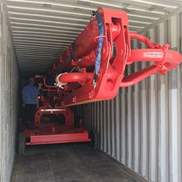 HGY15 Concrete Placing Boom Was Sent to Middle East on June 20 photo