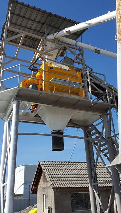 concrete mixer starting system and normal operation mode photo