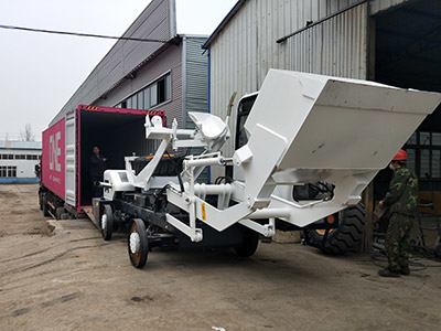 mobile block making machine photo