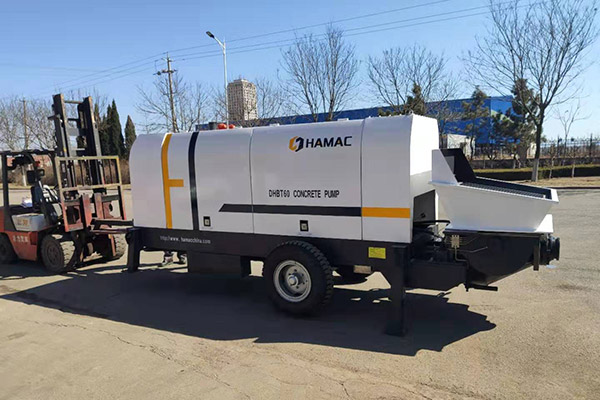 DHBT60 Diesel Engine Concrete pump in East Timor photo
