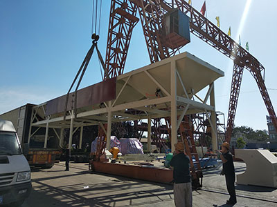 Centrale à béton HZS100 en venezeula