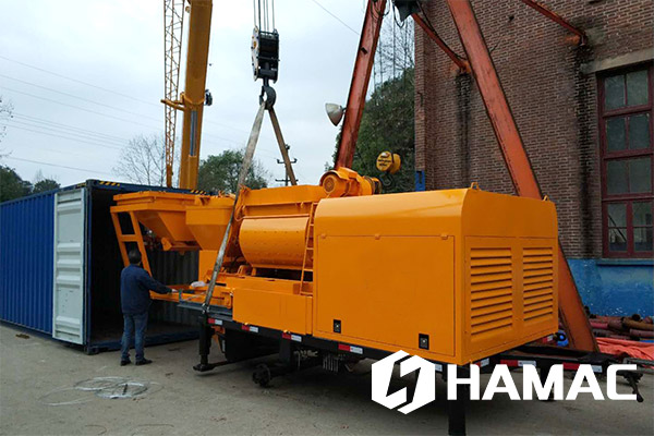 concrete mixture machine