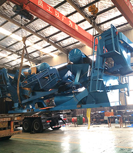 150tph stationary crushing and screening plant in Iraq