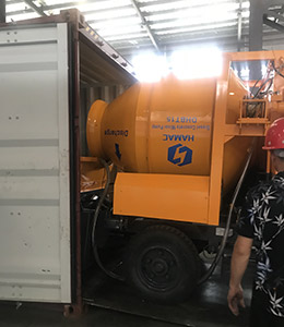 portable concrete mixer trailer