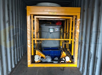 Diesel type self loading concrete mixer