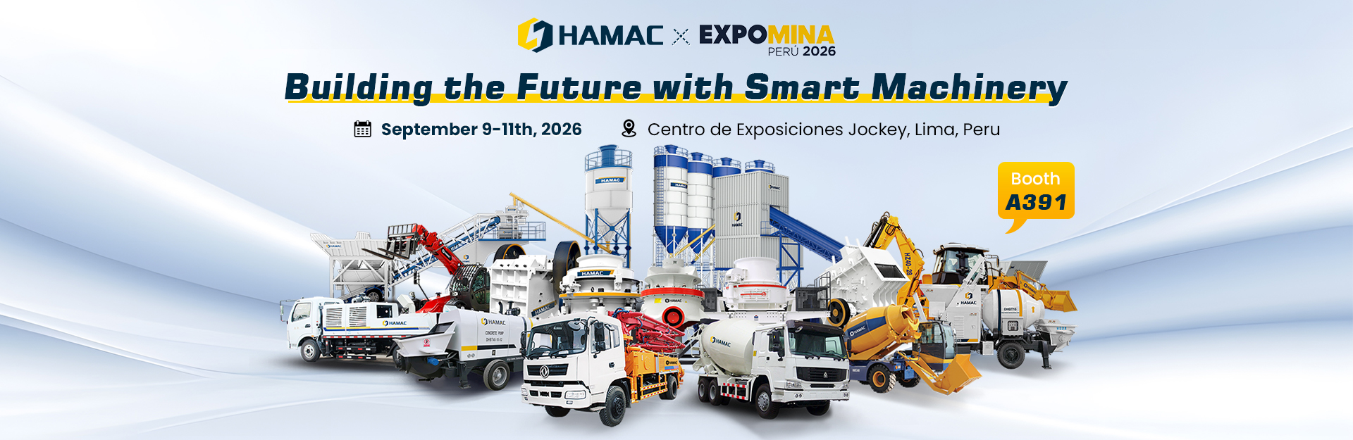 HAMAC Showcases Complete Machinery Solutions at EXPOMINA Peru 2026 photo