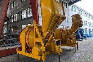 small concrete mixer truck photo