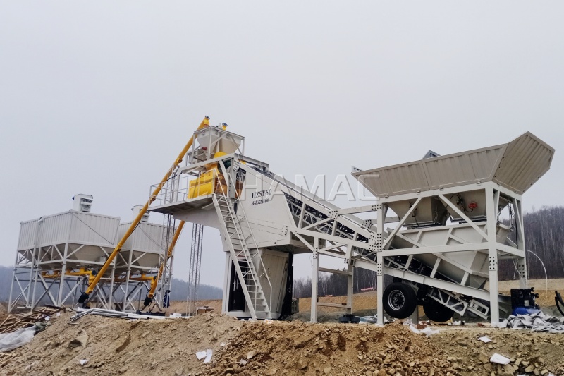 35m3 central dosadora de concreto em Estonia