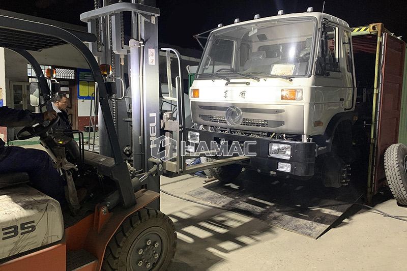 mobile concrete placing boom