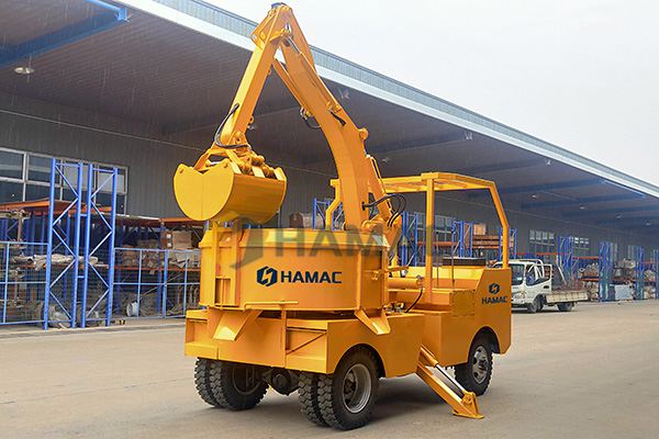 tracked concrete placing boom