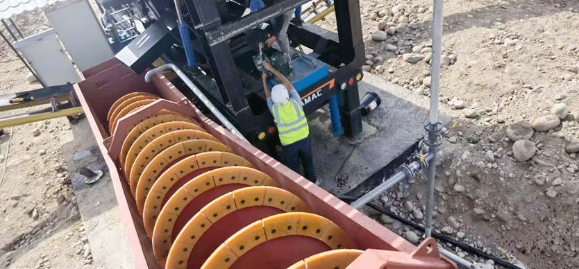 Screw type Sand Washing Machine photo