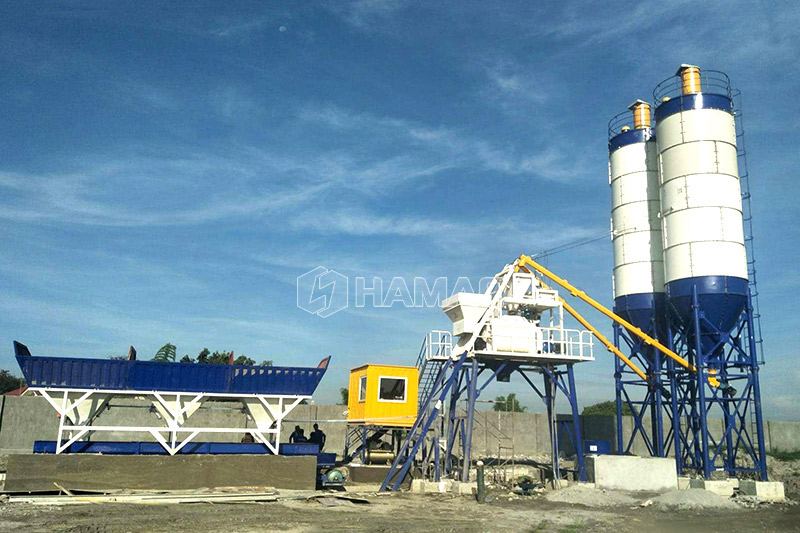 Travaux de machine à briques de béton QT5-20 en Éthiopie