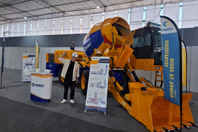 Cần phân phối bê tông bánh xích