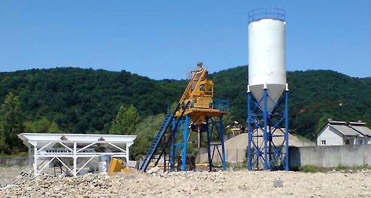 HZS35 Concrete Batching Plant photo