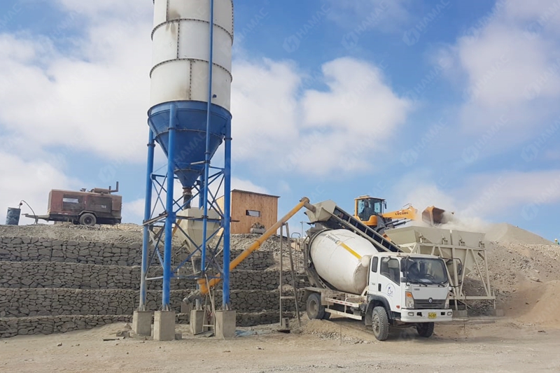 concrete batching plant project photo