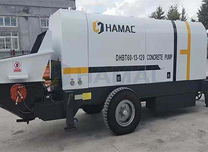 Played de bomba de concreto de dhbt60 diésel papel en Etiopía photo