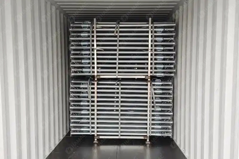 Steel Props Supplied to Cuba for Urban Construction photo