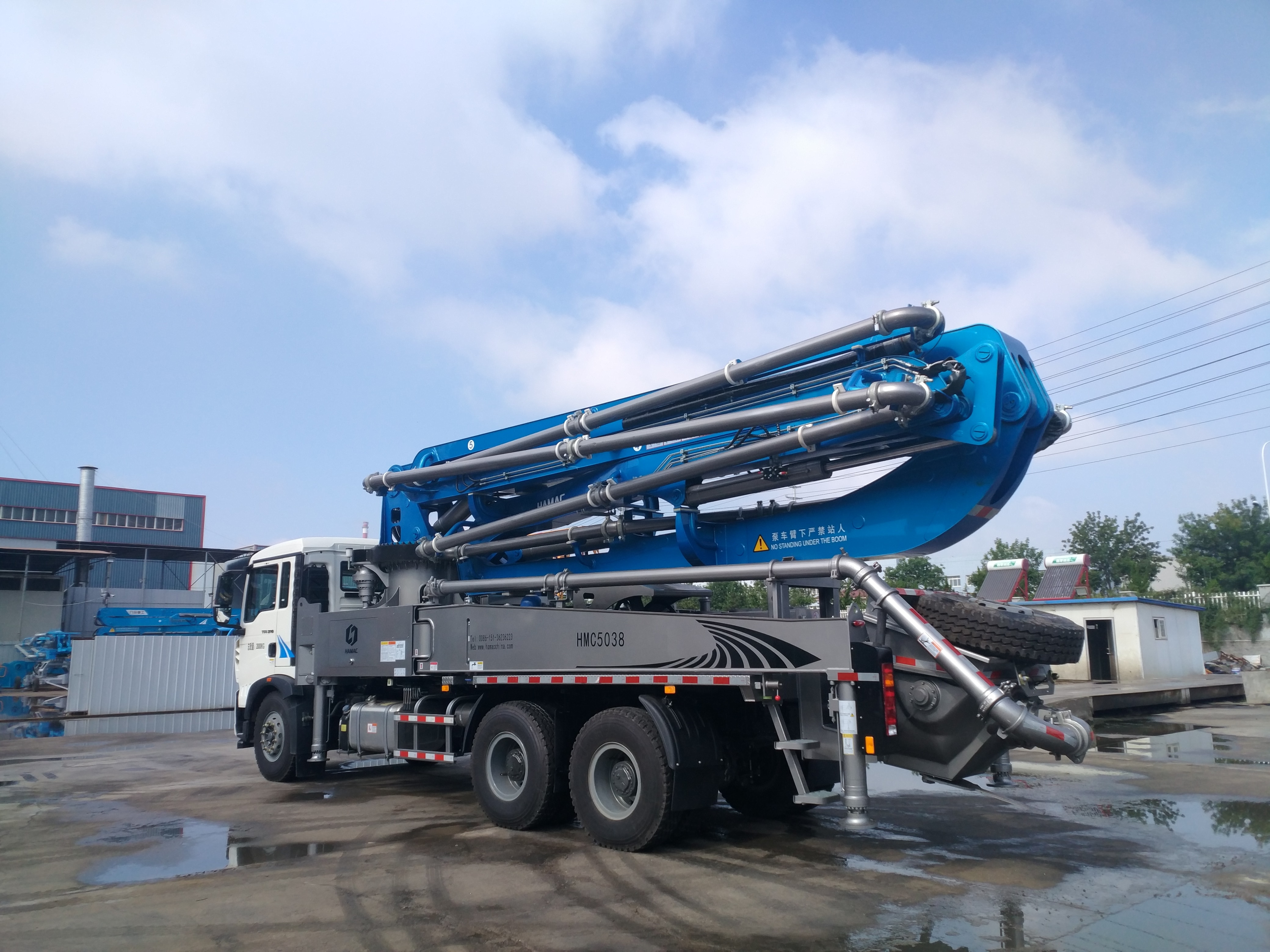 HZS180 Being Installed in Mongolia