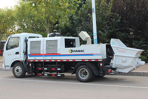 HAMAC Slipform Paver for Water Channel Construction