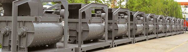 European Tech.Twin shaft Concrete Mixer