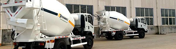 Concrete Transit Mixer on Truck