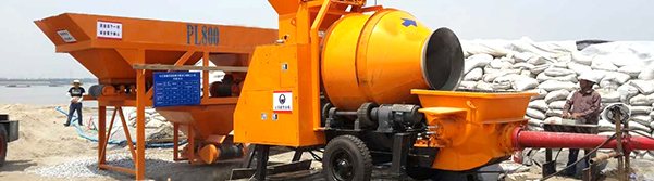 Concrete Mixer with Pump photo