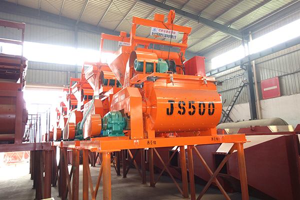 Concrete Mixer for brick machine photo